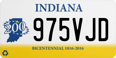 IN license plate 975VJD