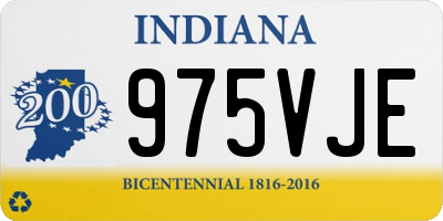 IN license plate 975VJE