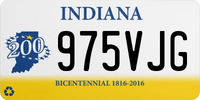 IN license plate 975VJG