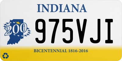 IN license plate 975VJI