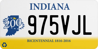 IN license plate 975VJL