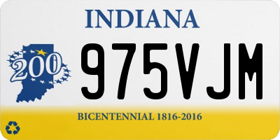 IN license plate 975VJM