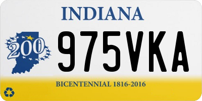 IN license plate 975VKA