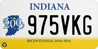 IN license plate 975VKG