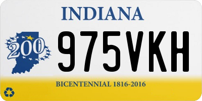 IN license plate 975VKH