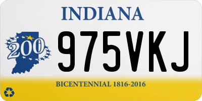 IN license plate 975VKJ