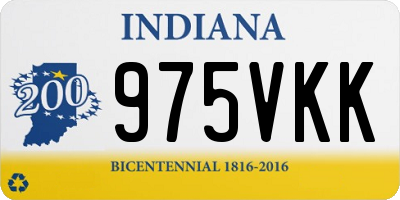 IN license plate 975VKK