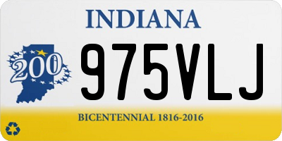 IN license plate 975VLJ