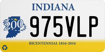 IN license plate 975VLP