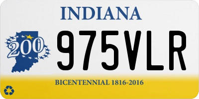 IN license plate 975VLR