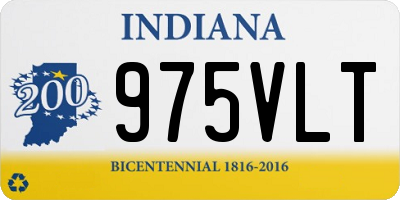 IN license plate 975VLT