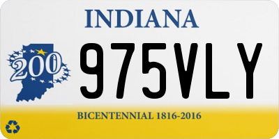 IN license plate 975VLY