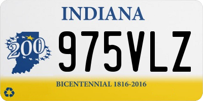 IN license plate 975VLZ