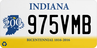 IN license plate 975VMB
