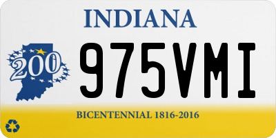 IN license plate 975VMI