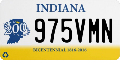 IN license plate 975VMN