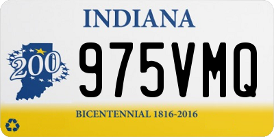IN license plate 975VMQ