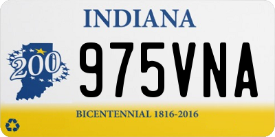 IN license plate 975VNA