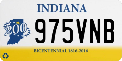 IN license plate 975VNB