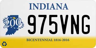 IN license plate 975VNG