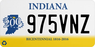 IN license plate 975VNZ