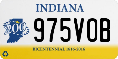 IN license plate 975VOB