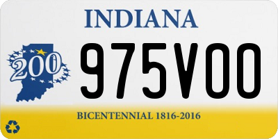 IN license plate 975VOO