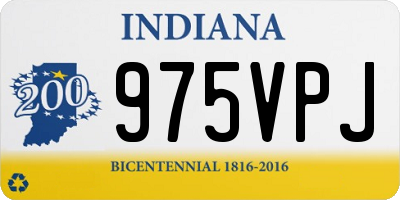IN license plate 975VPJ