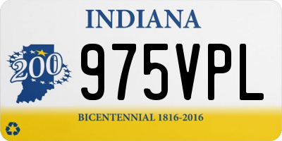 IN license plate 975VPL