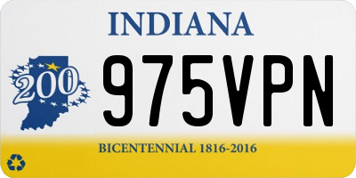 IN license plate 975VPN