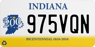 IN license plate 975VQN