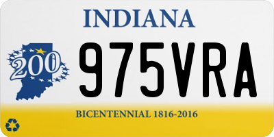 IN license plate 975VRA