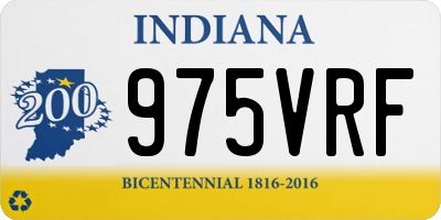 IN license plate 975VRF