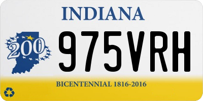 IN license plate 975VRH