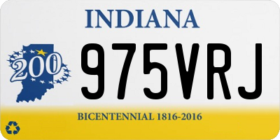 IN license plate 975VRJ