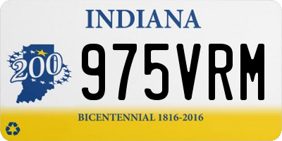 IN license plate 975VRM