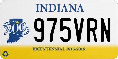IN license plate 975VRN