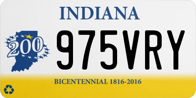 IN license plate 975VRY