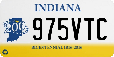 IN license plate 975VTC