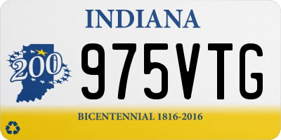 IN license plate 975VTG