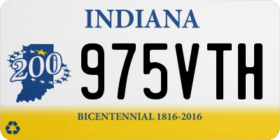 IN license plate 975VTH