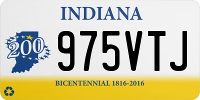 IN license plate 975VTJ