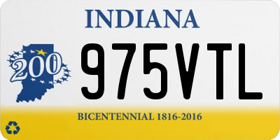 IN license plate 975VTL
