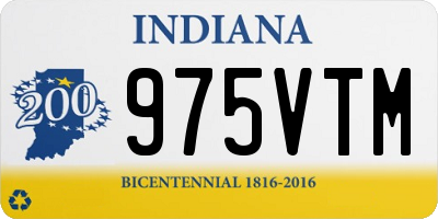IN license plate 975VTM