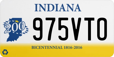 IN license plate 975VTO