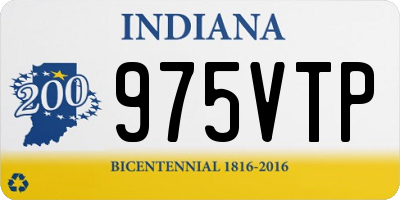 IN license plate 975VTP
