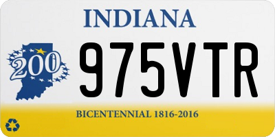 IN license plate 975VTR