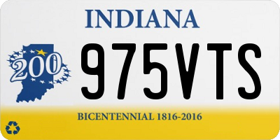 IN license plate 975VTS