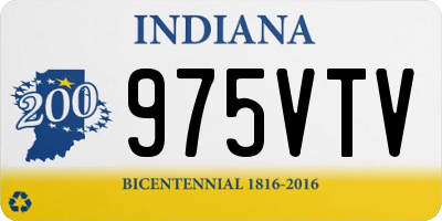 IN license plate 975VTV