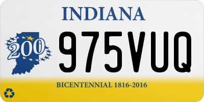 IN license plate 975VUQ